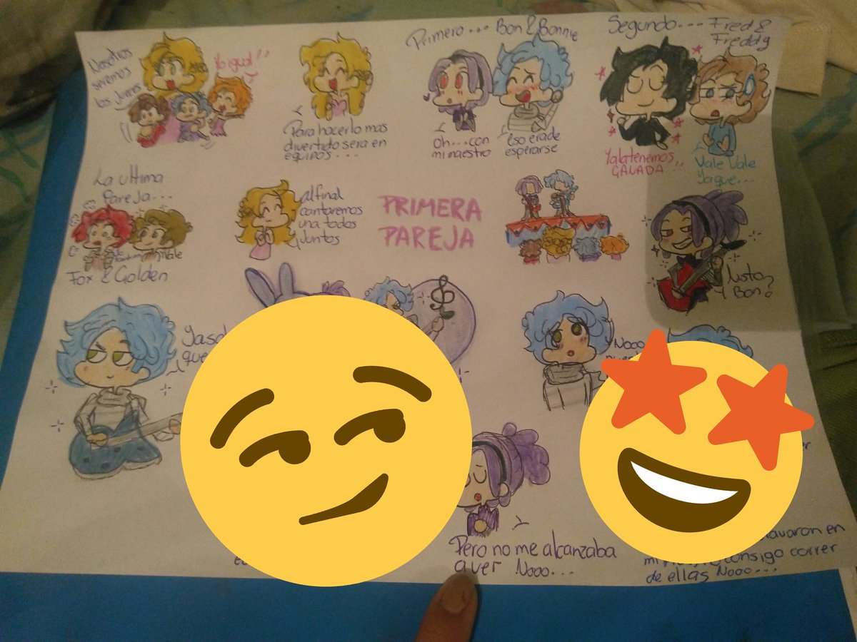 Jazmin_Neftali's tweet photo. #SuperSpoiler #Spoiler
Son las 5:35 am y yo aquí dibujando el cómic 😂 aquí un adelanto de un capítulo futuro
"LO QUE SE OCULTA EN LAS SOMBRAS"
Esta madrugada me siento supeerrr inspirada
Ya le voy a dejar me iré a dormir xD
#FHSZ3R0rule34 #frededdy #FHSZ3R0 #fhs #BxB #bonxbonnie https://t.co/sXvwAUC2JY