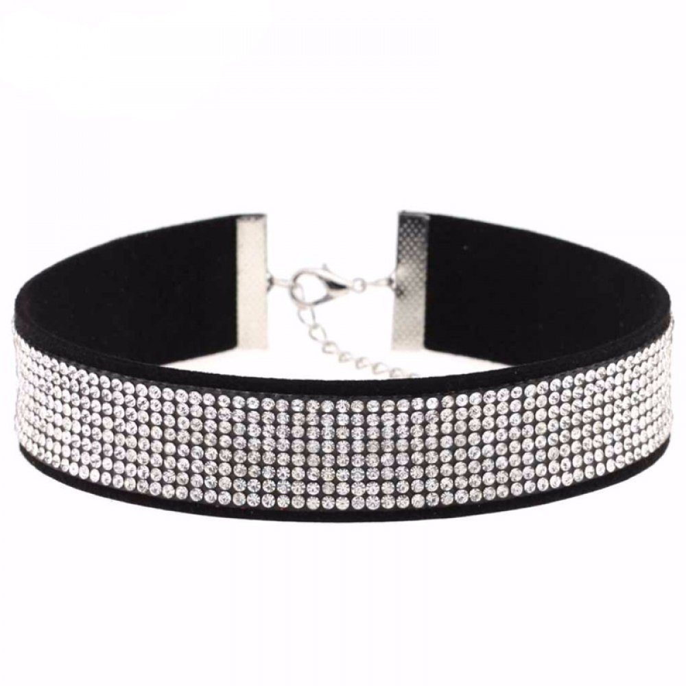 LornzCollection's tweet photo. #styles #pink Women's Leather and Crystal Choker Necklace https://t.co/BGtL1mlhqq