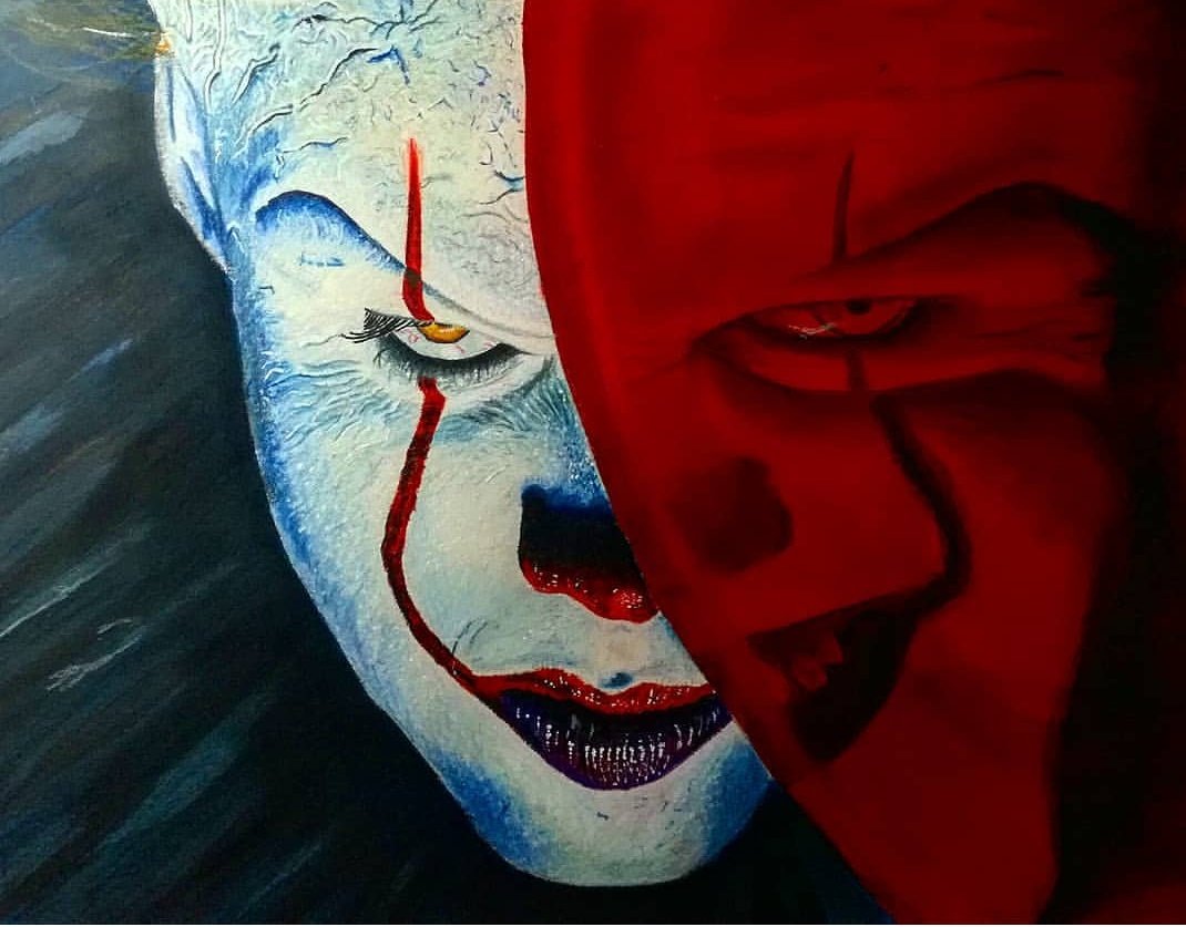 FanArt It Chapter 2 ✍🏽✍🏽🎈🎈 #ITChapter2 #ITChapterTwo #IT2 #ItMovie #Pennywise #StephenKing #HorrorMovies #art #artist #arte #artwork #ArtistOnTwitter #Draw #drawing