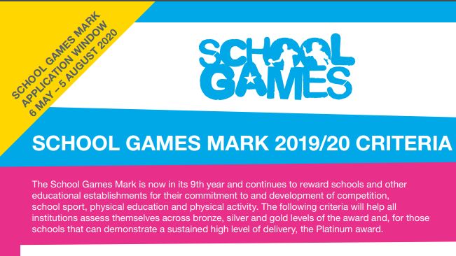 School Games Award – Platinum