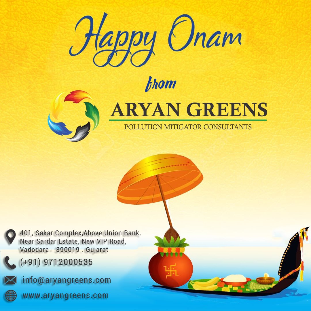 Joy, Happiness, and Prosperity. Onam is the festival when the harvest brings all three. I wish you all a very #HappyOnam festival #aryangreens