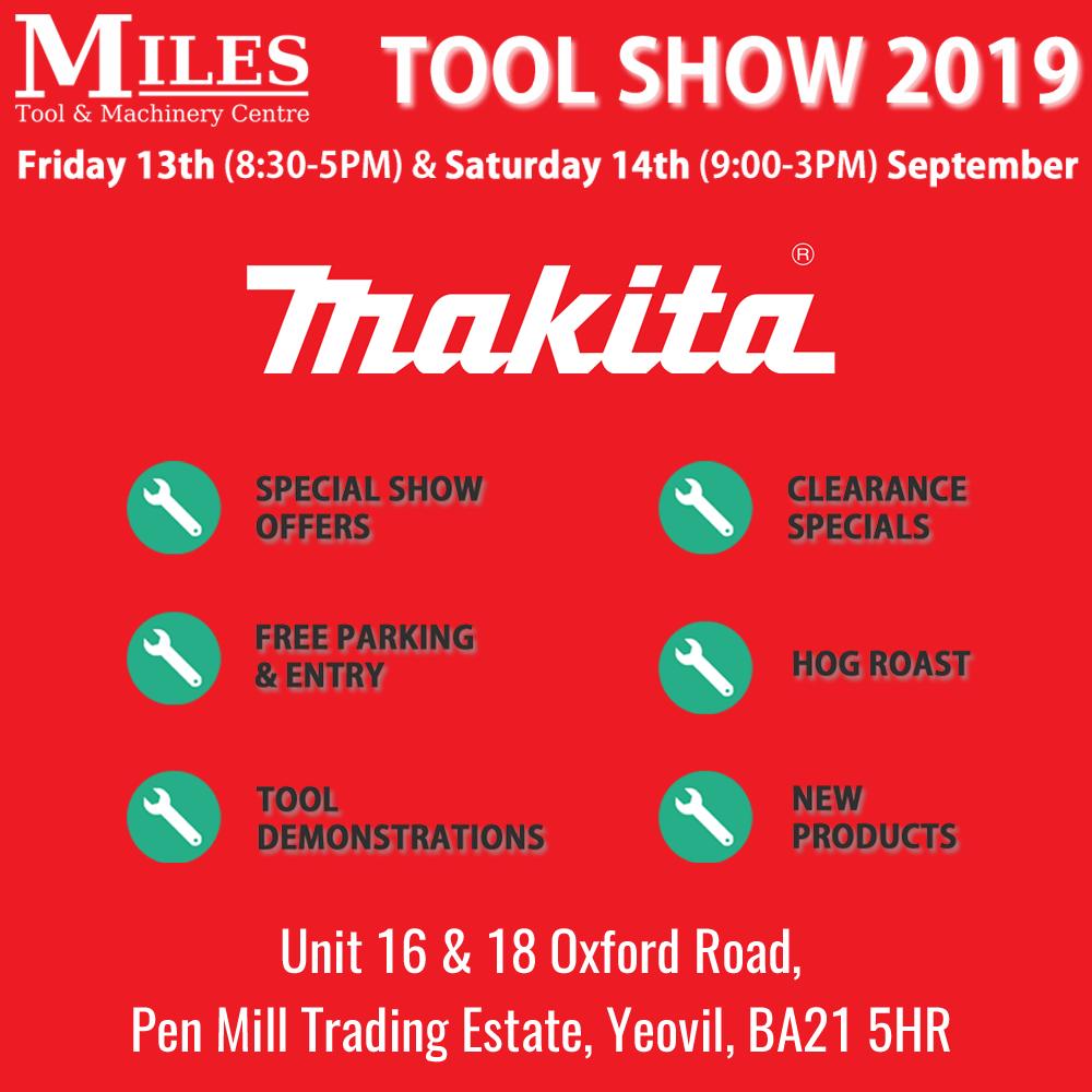 Makita at Miles Tool Show 2019 - Come and see them! <a href="/MakitaUK/">Makita UK</a>