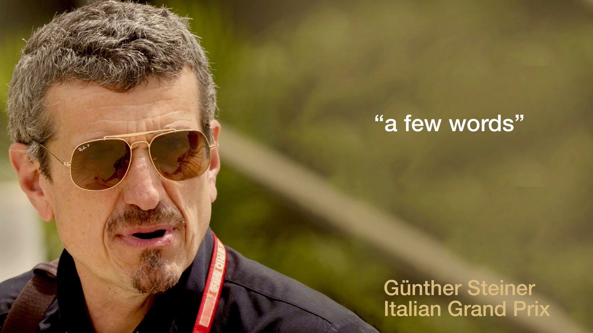 BanterSteiner's tweet image. I have absolutely no clue why and I think it’s a fucking waste of time but after the #ItalianGP 🇮🇹 I was asked to say a few words. 🤨