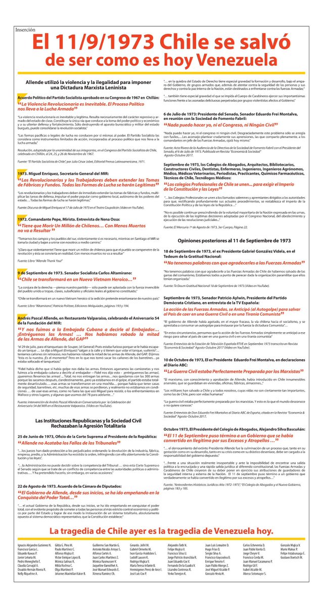 Firmado por una tropa de auténticos golpistas, moralmente inmundos y depravados, chorreados de sangre de compatriotas: