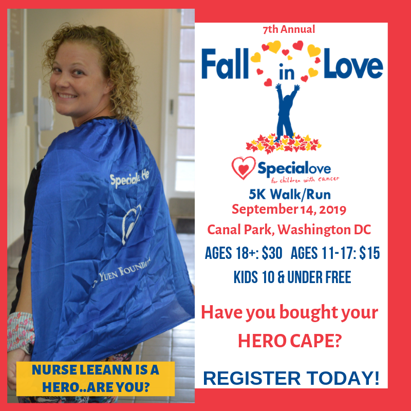 specialove_org's tweet image. The #FallInLove5K is coming fast, registered now! @chuckbell4 from @nbcwashington and our trail takes you along the beautiful @CapitolRvrFront what could be better! Sign up today! bit.ly/2HtzETs #specialove #fundraiser #5k #5krace #childhoodcancer #washingtondc #capriv