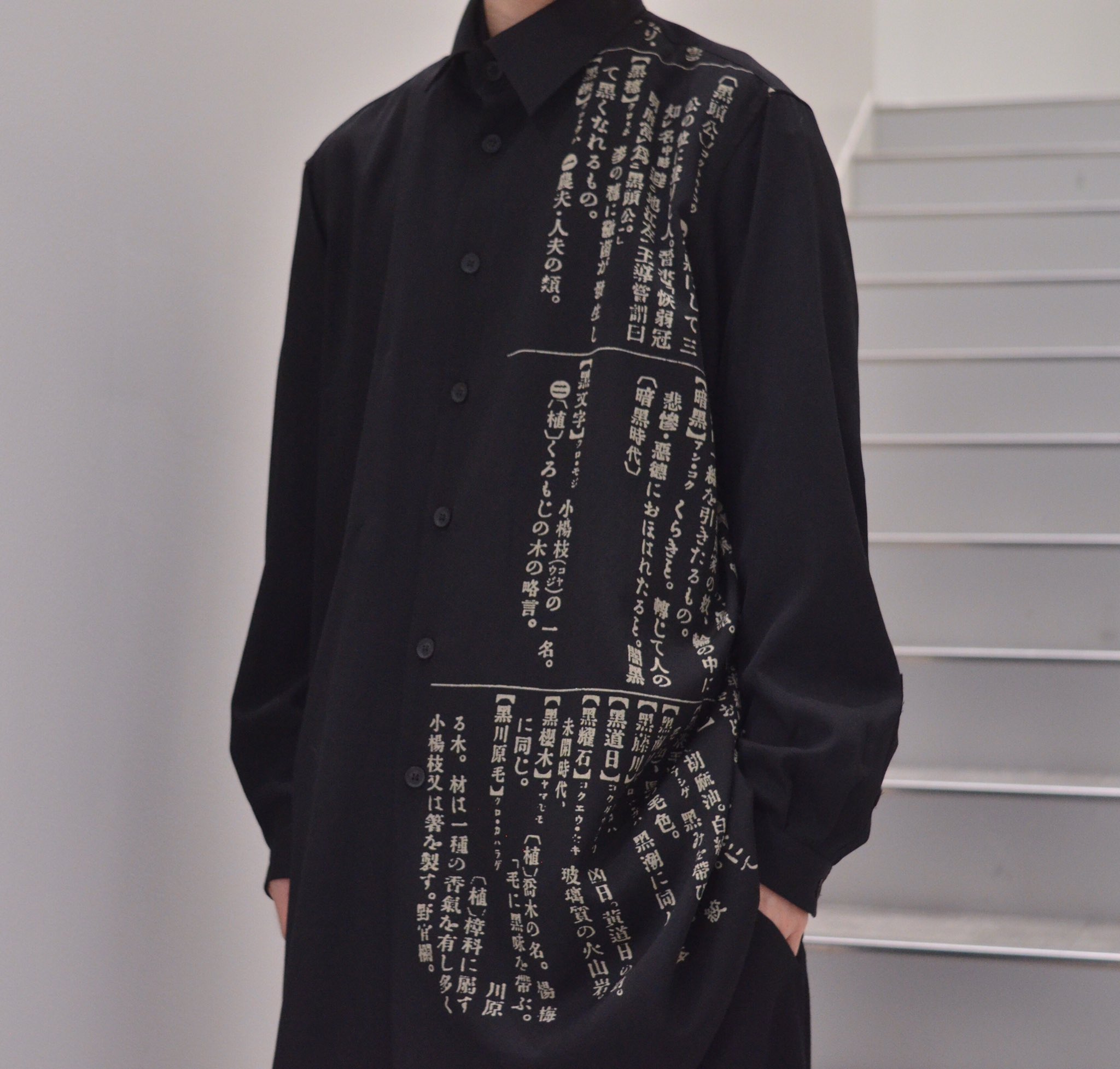 新品】 新品black scandal yohji yamamoto 23ssブラウス シャツ