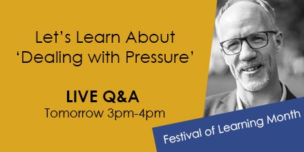 CSCollegeOrg's tweet photo. **Let's Give it a Go!** 
Learn a little something tomorrow for Festival of Learning Month with @SimonHallNews for a LIVE Q&amp;A on our Twitter page tomorrow. #civilservicecollegeuk #QandA #AskCSC https://t.co/5qSKMsdrMB
