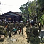 復旧作業・停電により自衛隊の皆さま・東京電力さんも日々頑張って下さっています。