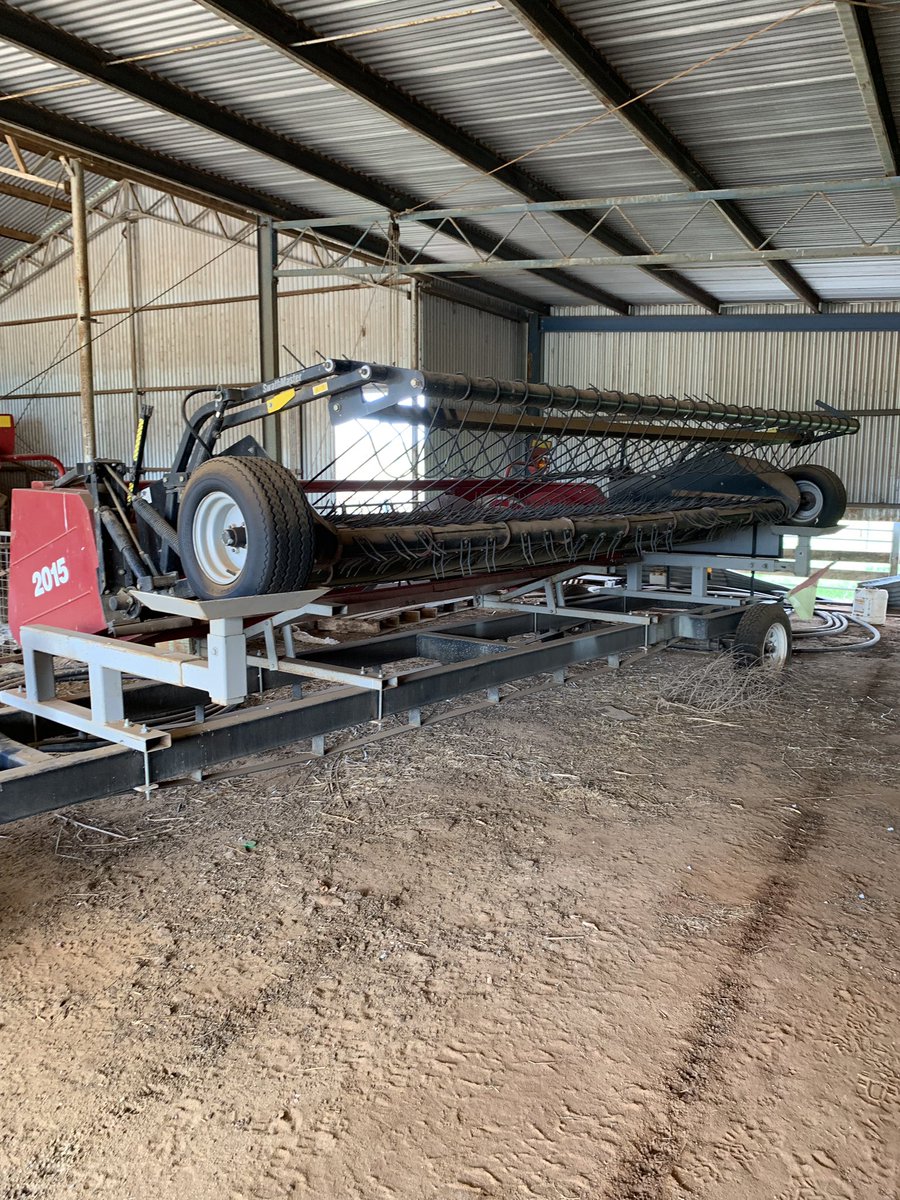 For sale- Case 2015 pick up front with trailer. Fits all current Case Flagship headers, in very good (hardly used) condition. $20,000+GST