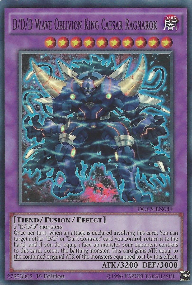 yu-gi-oh! card of the day! a twitter: "252. d/d/d wave