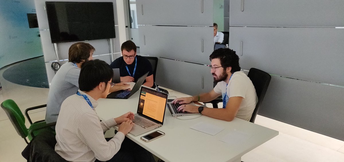 lee_stott's tweet photo. Teams progressing through the challenges at #Rareeventhack @fbkcom with support from CERN and Microsoft Mentors https://t.co/wOsvurPl5h