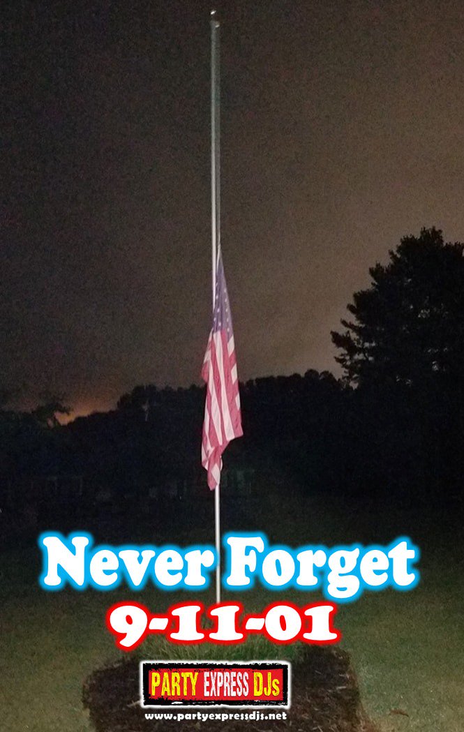 PartyExpressDJs's tweet photo. 18 years ago today our lives changed forever! Never forget the ones who lost their lives on this tragic day. Freedom is never free! #partyexpressdjs #djlife #patriotday https://t.co/2f0GPEHhyI