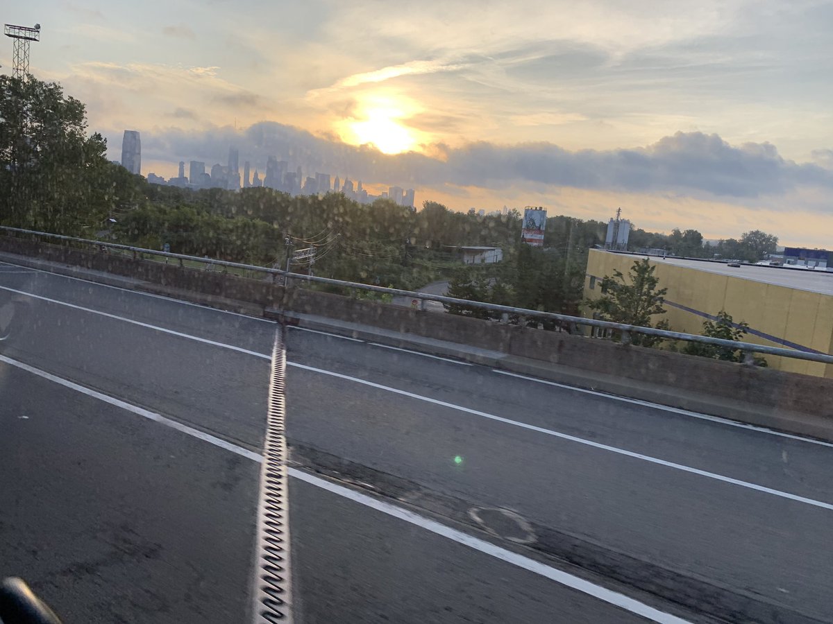 MetJetAndy's tweet image. On the bus ride in to Wall Street this morning.  I know it’s just a cloud but the similarity to what we all witnessed 18 years ago was too much not to share. #September11 #WorldTradeCenter #911Anniversary #NeverForgotten