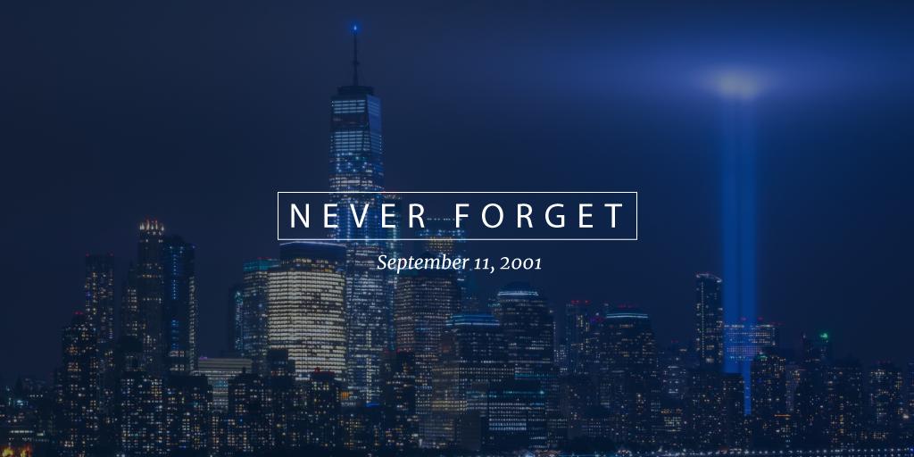 Vice President Mike Pence (@VP) on Twitter photo 2019-09-11 11:41:19 Today, our nation pauses to remember and honor those who fell on 9/11. Their memory will always be in the heart of every American and we will never forget the heroism and courage shown on that fateful day. Today, our nation pauses to remember and honor those who fell on 9/11. Their memory will always be in the heart of every American and we will never forget the heroism and courage shown on that fateful day.