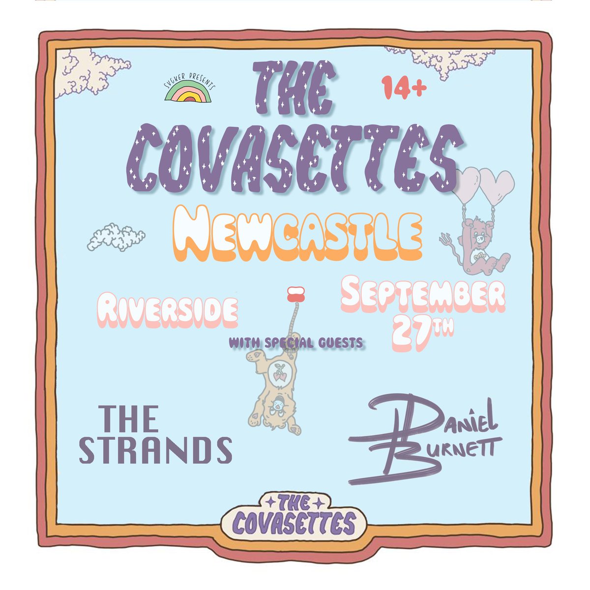 GIG ANNOUNCEMENT: Waheyyyyyy it’s been a while but I’m buzzing to be supporting <a href="/TheCovasettes/">The Covasettes 🐄</a> at Riverside 2 on September 27th!! 🥳Ticket sales are crazy for this one so head over to link in my bio to get yours now!! SEE YALL THERE! 🙌🏼👀