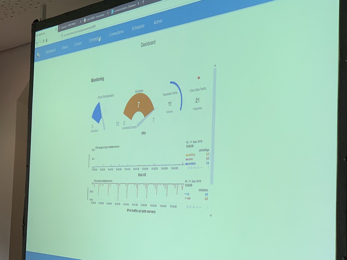 becon's tweet photo. Volles Haus beim Vortrag „OpenCelium - eine Integrationsplattform für i-doit“ von Jakob Semere. #opencelium #awk19 #i_doit https://t.co/347ItVrluC
