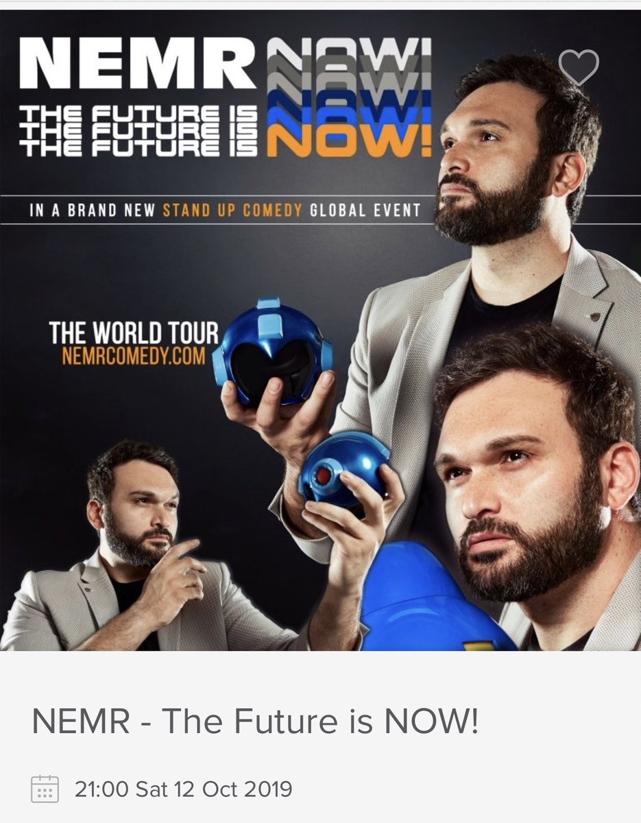 charlesabinader's tweet image. Tickets bought, the countdown has begun. #onemonthleft 
@NEMRCOMEDY 
#thefutureisnow #Dubai @MusicHallDubai