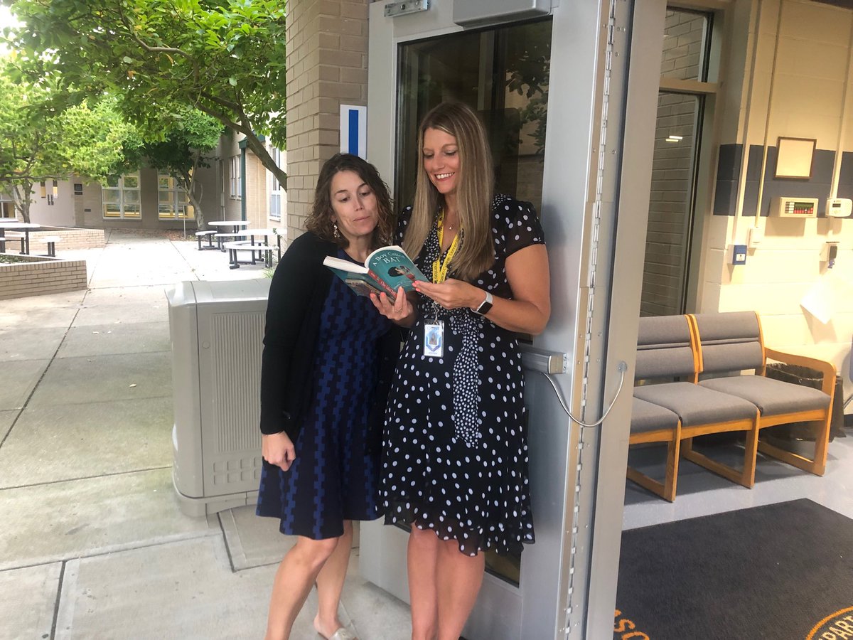 Deana_Chandler's tweet photo. When a book is so good the curriculum specialist can’t put it down! #MCECats #WeRead https://t.co/l5xAhNT9s3