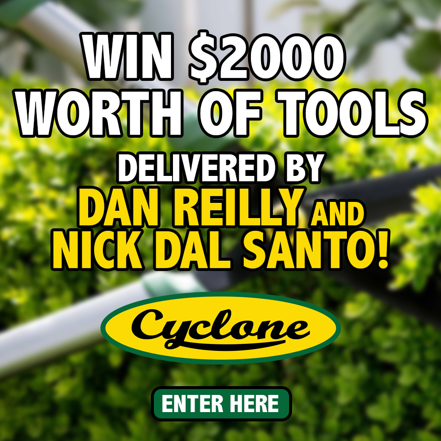 1116sen's tweet photo. WIN | #TheBlock star Dan Reilly and #AFL legend Nick Dal Santo will visit one lucky work site with $2,000 worth of #CycloneTools, bring 'smoko' and maybe even get on the tools themselves! 🙌⁠
Sound good? Head to https://t.co/whQvjpsSSH and tell us why your site needs an upgrade! https://t.co/44IQzKjAJ9