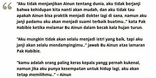 awzizah's tweet photo. This is the most romantic love story, pak habibie. https://t.co/tCSvkJihMp