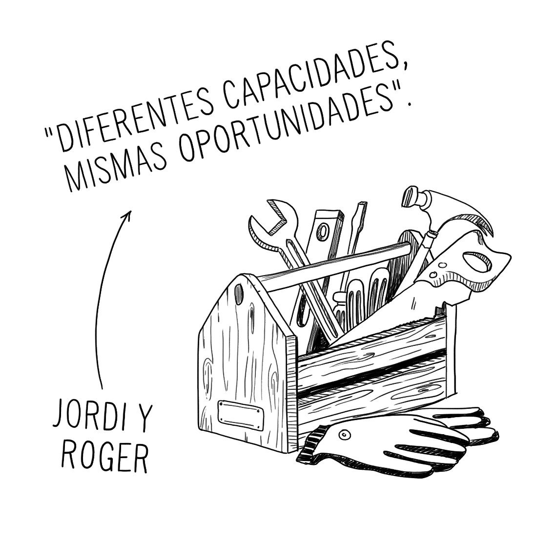 Jordi fabrica muebles, pero también oportunidades para que personas con discapacidad, como su hermano Roger, puedan integrarse y mostrar sus capacidades. Su historia y la de su carpintería, <a href="/lestocbcn/">L'estoc</a>, en <a href="/el_pais/">EL PAÍS</a>: bit.ly/2m51KwB #PiensoLuegoRogeryJordi #PiensoLuegoActúo
