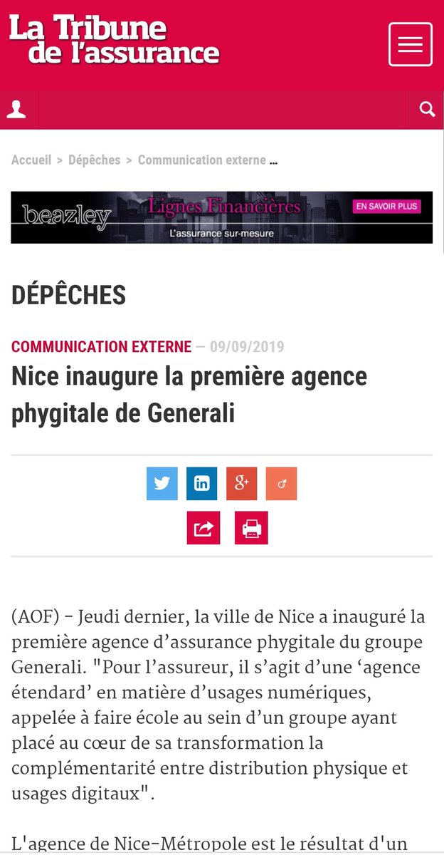 PaoliCGPI's tweet photo. 🌴@VilledeNice⚡HereWeAre💥
🎙Nous Voulons êtres les partenaires de vie durables de nos clients/#YourLifeTimePartner
🎙Un étendard #Phygital pour @GENERALI dans ce metier auquel nous croyons & que nous aimons‼
#InaugurationGeneraliNice
🗞 https://t.co/Iv0wpDojsz 🙏@tribuneassur https://t.co/QNKnpORe5t