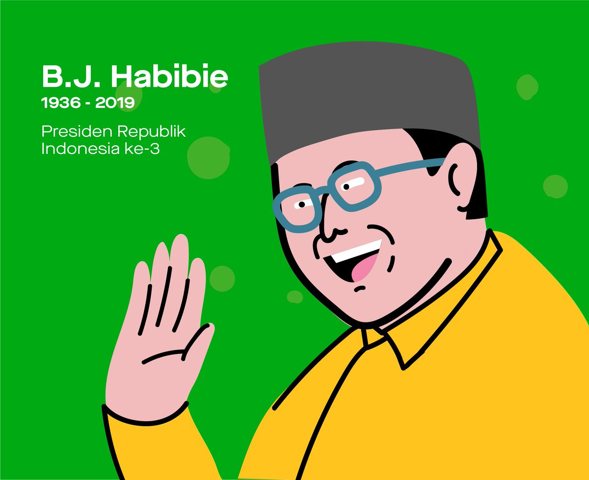 gojekindonesia's tweet photo. Bapak ngajarin kami untuk rendah hati, atas semua prestasi.
Bapak ngajarin kami tentang cinta tulus yang abadi.
Bapak ngajarin kami pentingnya mengabdi untuk negeri.

Selamat jalan Pak Habibie. Terima kasih telah menjadi suri teladan bagi anak bangsa!

#bjhabibie
#ripbjhabibie https://t.co/4BJcrdY2m0