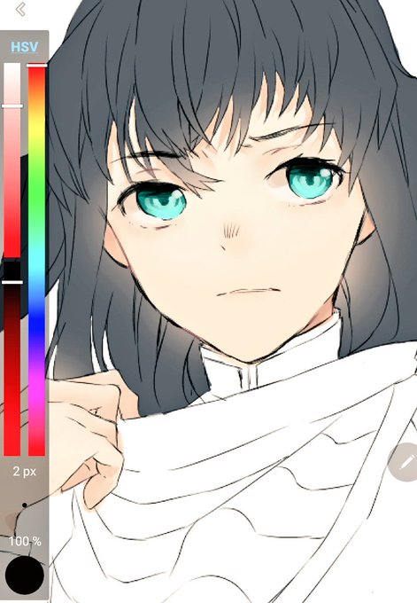 水鏡/垢移動したよさんがTwitterに投稿した時透無一郎(鬼滅の刃)のイラスト。