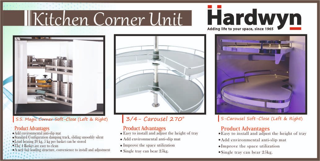 hardwynkitchen's tweet photo. Manufacturer and supplier of kitchen corner units, magic carousel, 3/4- carousel 270, and S- carousel unit offered by Hardwyn.
More Information visit our site- https://t.co/rLAFRNXzIL

#magiccorner #S_carousel #cornerunits #kitchencornerunits https://t.co/zk7kUXLBns