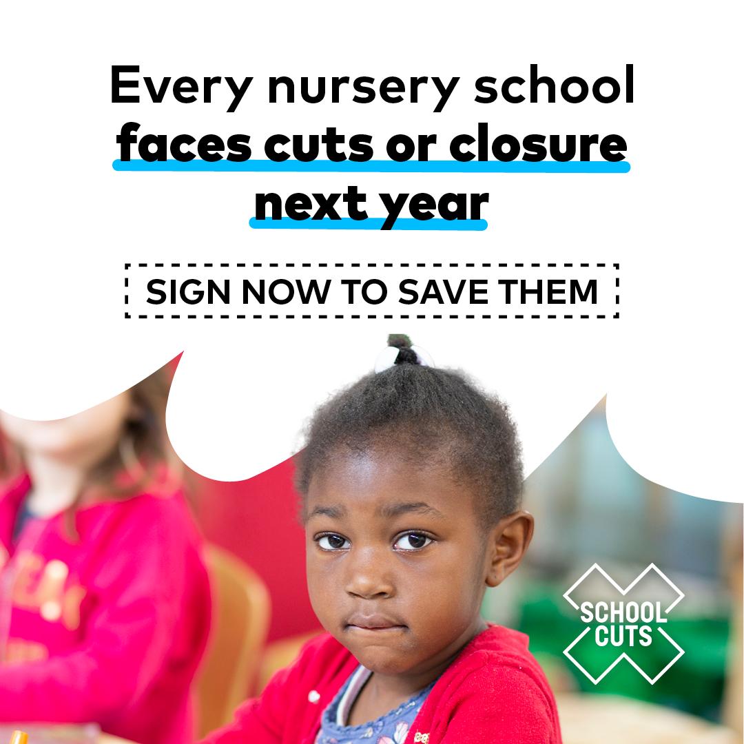 SchoolCuts's tweet photo. Even with the Prime Minister's recent announcement, nursery schools don't have the funding they need. Up to 40,000 children could be left without an early education place next year.

Sign the petition now to save our nursery schools:
✍️ https://t.co/OnwtFM4c0l https://t.co/5rdMVmIxna