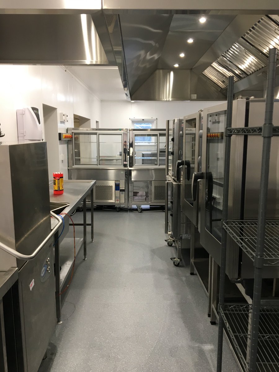 Our guys have recently finished a kitchen refurbishment at St. Gregory's Catholic College, Bath.  They've stripped the kitchen of appliances and flooring, plastered walls and ceilings and installed new appliances ready for the new school year.