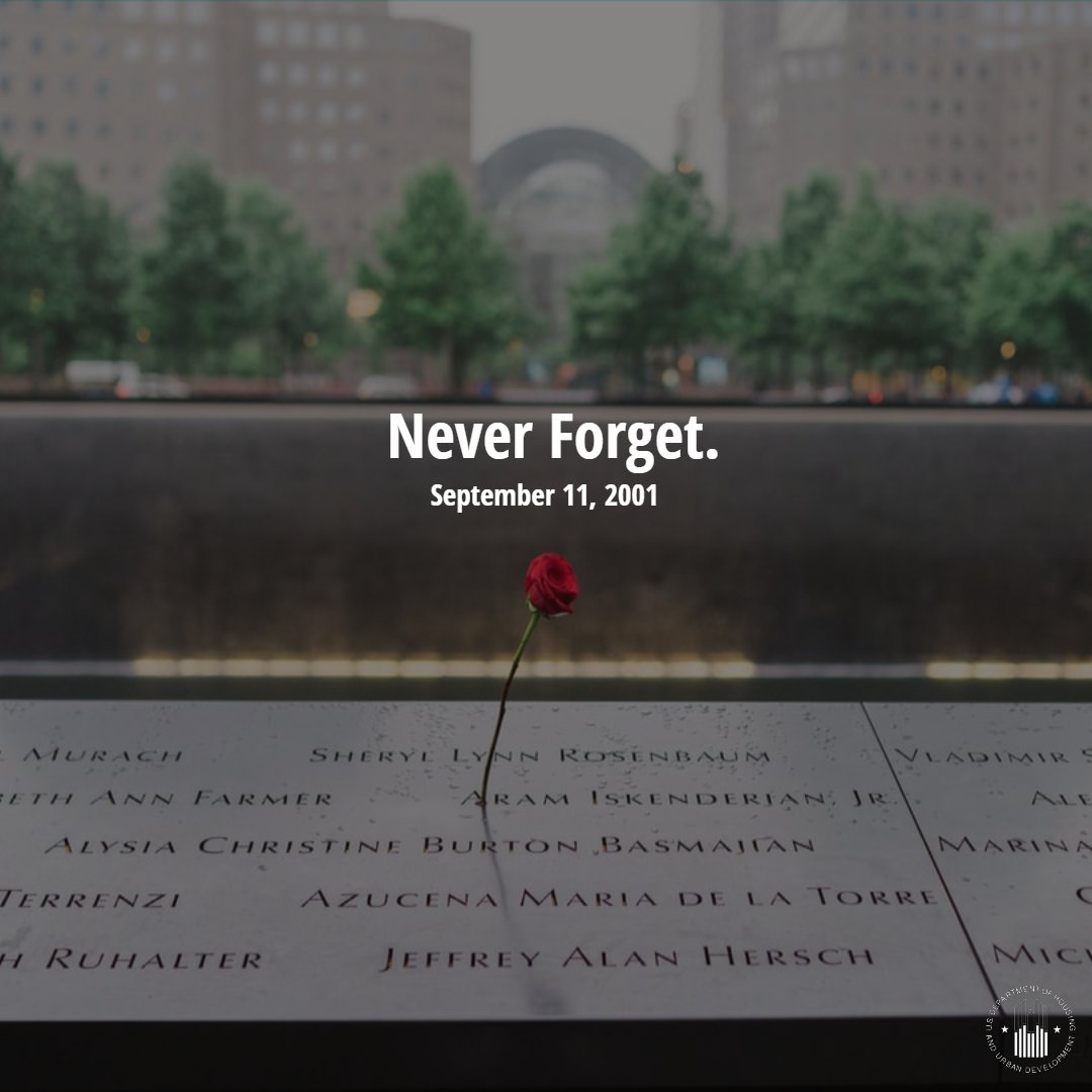 Today, we remember the thousands of lives we lost in the 9/11 attacks and the first responders who bravely rushed into harm’s way. On this day, we pause and reflect to honor their memory. #NeverForget