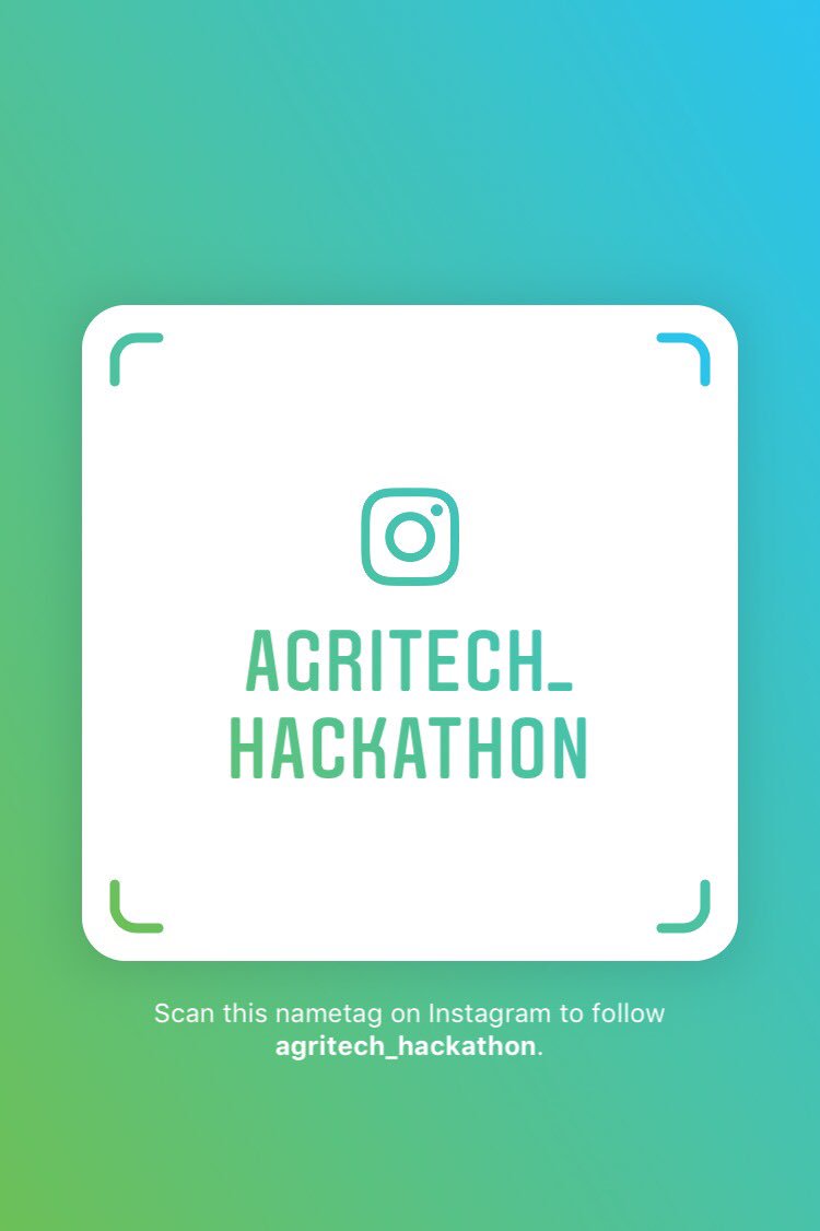 Be sure to follow us on Instagram! 

#agritechhackathon #agriculture #technology #combiningforces #futureforthewin #futurefarmers  #followshoutoutlikecomment #follow #shoutout #followme #followback #shoutoutback #likeback #commentback #love #instagood #photooftheday #pleasefollow