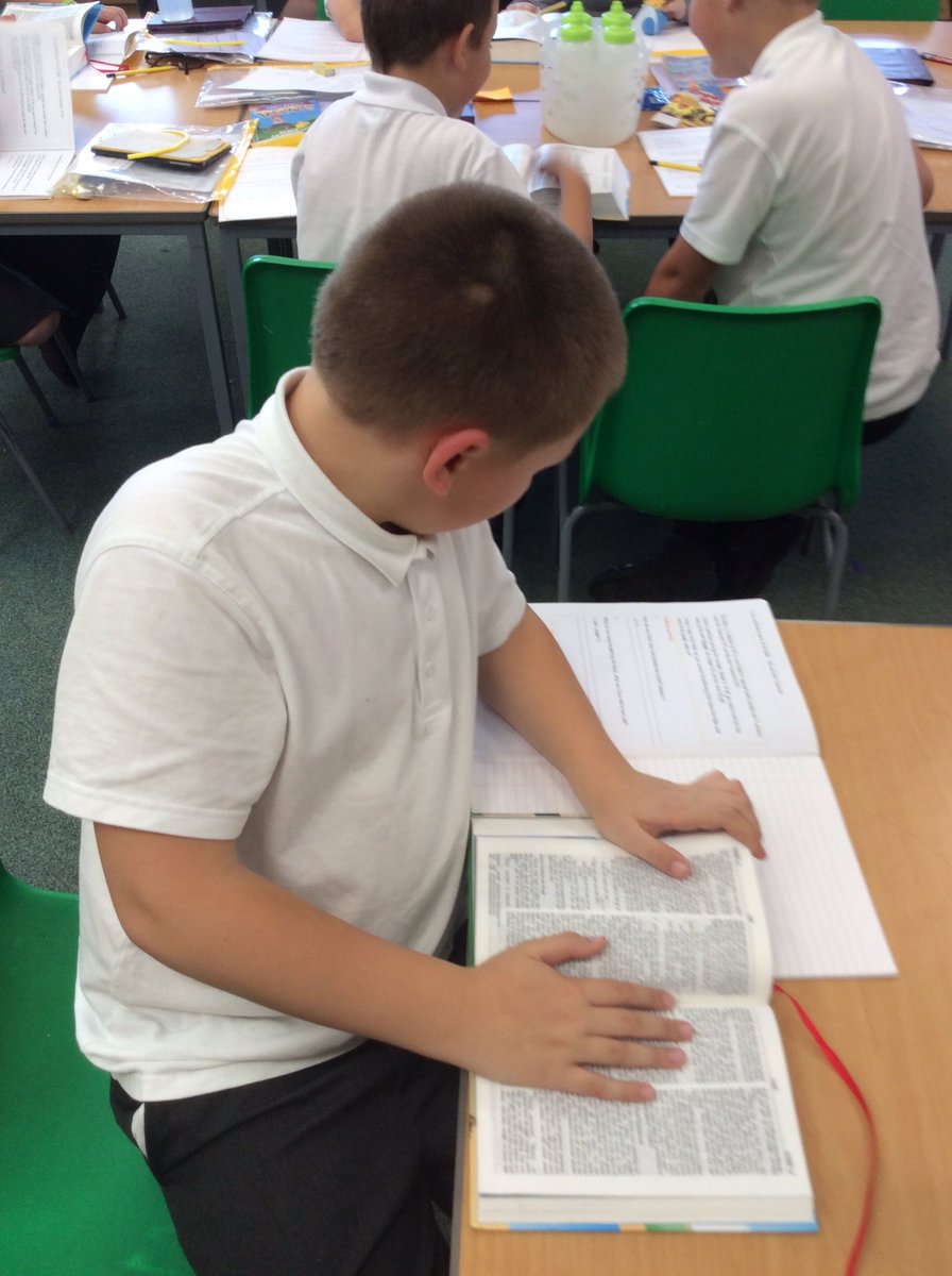 We are learning about the Old and New Testament today in our RE lesson.