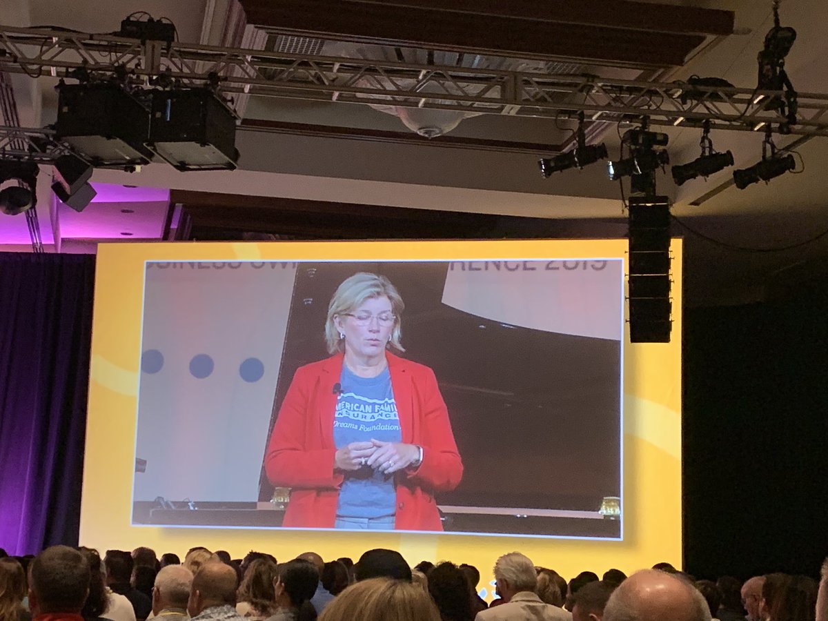 YarbroughTim's tweet photo. @bbergquist333 kicking off the day @ #NBOC2019 with a remembrance of 9/11. #NeverForget and @jadesimmons charging us to take things up a notch and #DoThingsDifferent @amfam https://t.co/DDPr957P6W