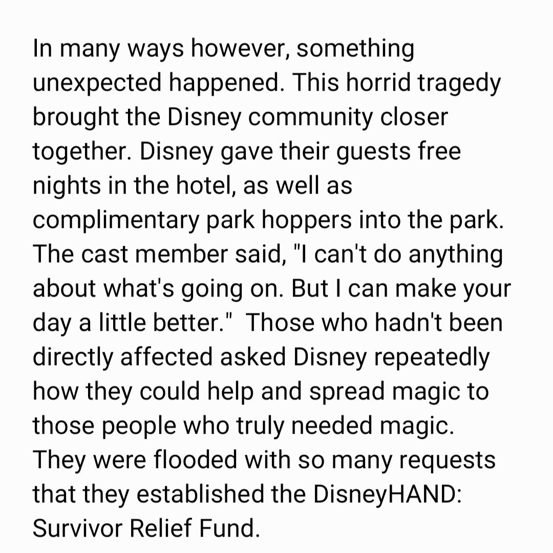 heyinsiders's tweet photo. Disney provided 5 Million Dollars and raised $700,000 from donations to assist victims and their families giving each family a $1,000 check. 9/11 was a tragedy none of us will ever forget. Today, we hold our loved ones just a little bit tighter. #NeverForget #911Anniversary https://t.co/URM2nGPVbE