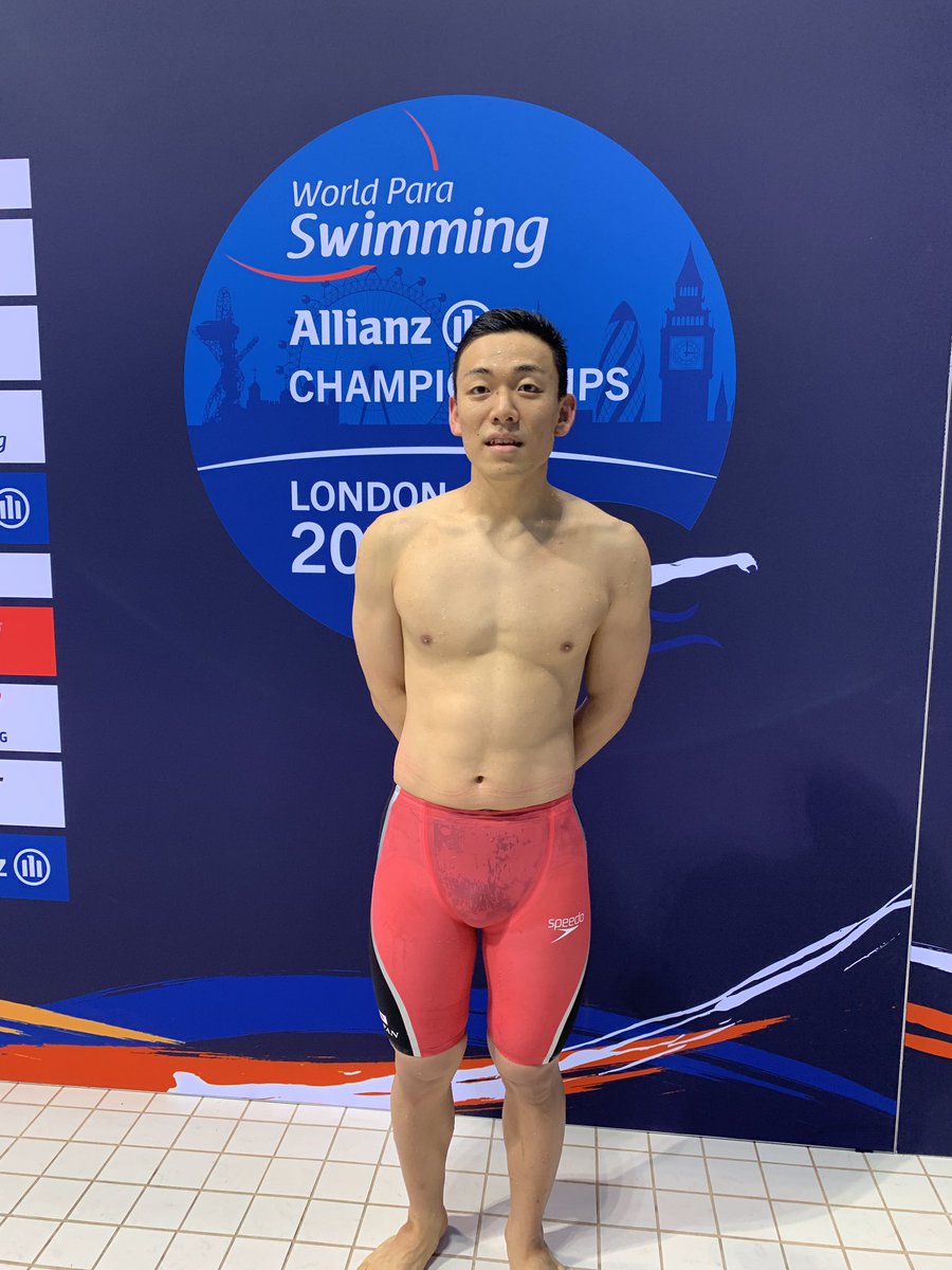 Men’s 100m breaststroke SB14 results are...
🥇N. Yamaguchi 🇯🇵 
🥈S. Quin 🇬🇧 
🥉M. Evers 🇳🇱