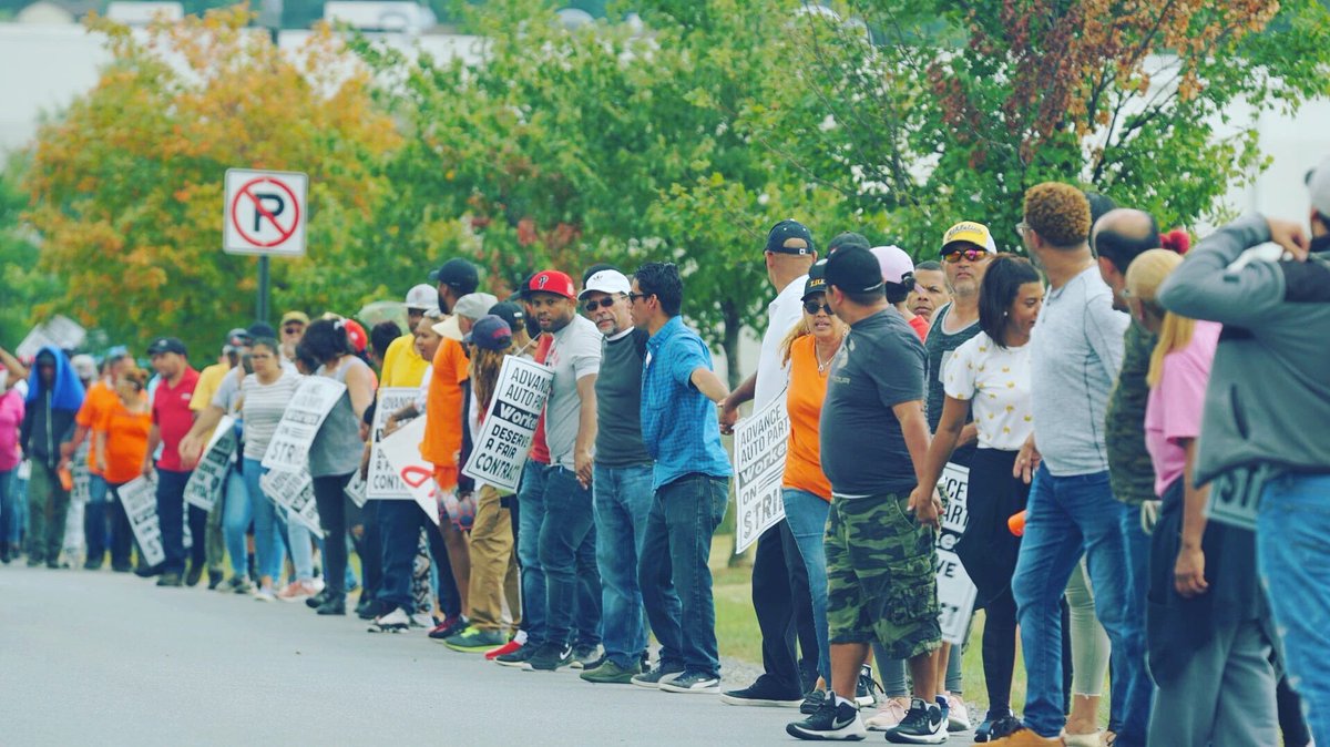 For politicians who say they want to advance the #workingclass, show you mean it by advocating for <a href="/AdvanceAuto/">Advance Auto Parts</a> workers who are on strike for a contract that offers a fair wage and affordable healthcare 
__________
@GovernorTomWolf <a href="/SenBobCasey/">Bob Casey</a> <a href="/michaelbennet/">Michael Bennet</a> <a href="/JoeBiden/">Joe Biden</a>