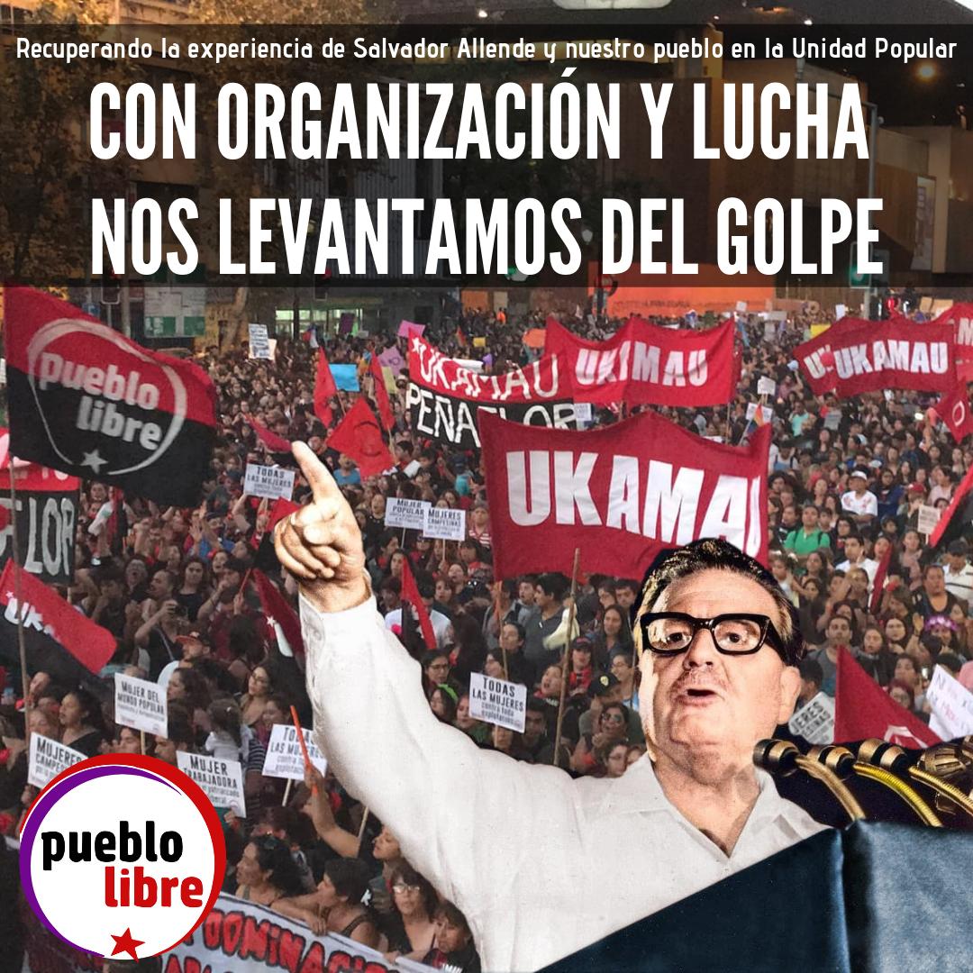 Recuperando la experiencia de Salvador Allende y nuestro pueblo en la Unidad Popular: Con organización y lucha nos levantamos del golpe  #11deSeptiembre1973
#11Sep #NiPerdonNiOlvido #NoalaImpunidad #Chile #Ukamau #PuebloLibreChile <a href="/doris_gonzalez_/">Doris Gonzalez</a> <a href="/Stefiduarte2/">Stephanie Duarte Moreno</a> <a href="/JorgeLopez2409/">Jorge López Vega</a>