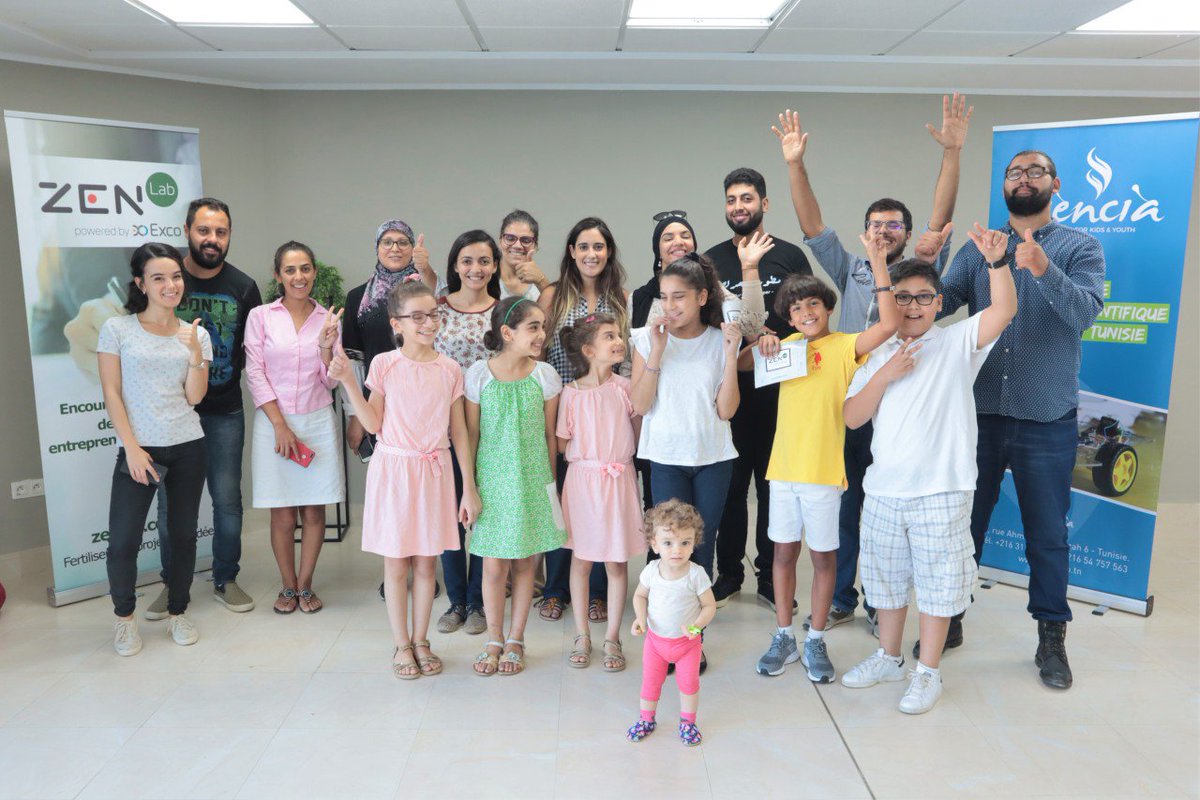 ZENLAB_tunisie's tweet photo. "Truth comes out from the children's mouth." 👧👦
We would like to thank @Sciencia for giving our candidates the opportunity to pitch in front of a jury composed of future entrepreneurs. 😀 https://t.co/O7pi5jFX1q