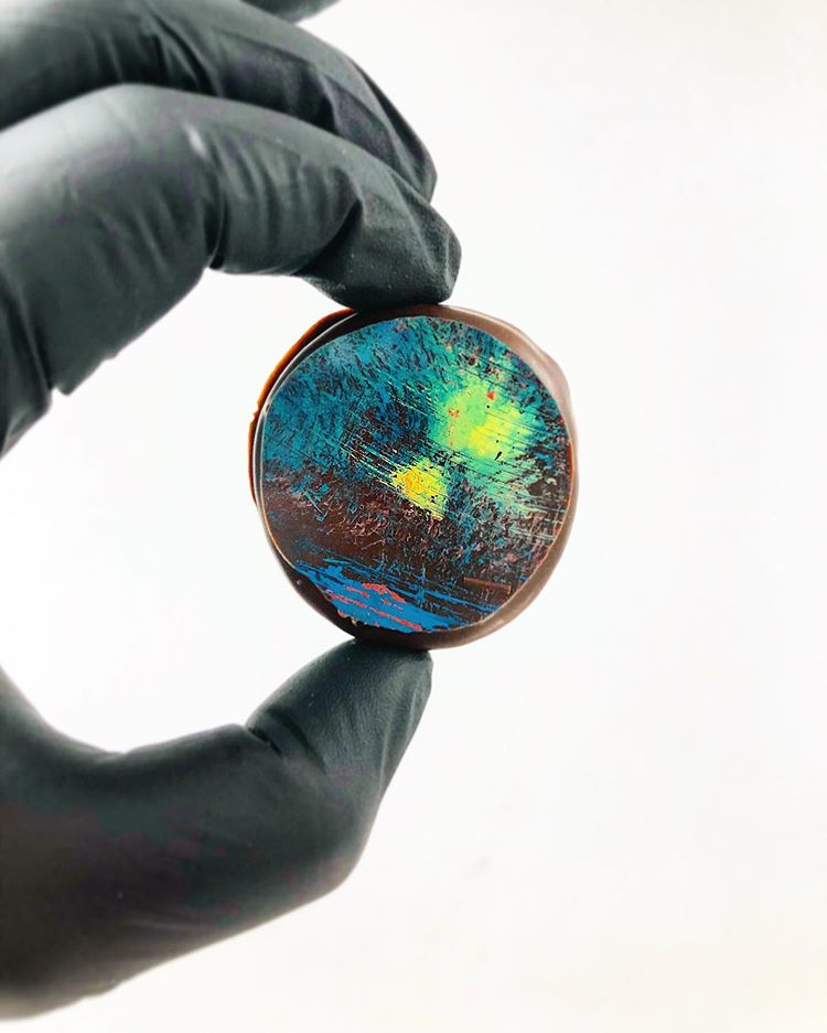 It's not too often that a dessert evokes a Van Gogh painting, but that's just what this truffle by our Pastry Chef, Megan Jeans is doing for us. Starry Night truffles anyone?