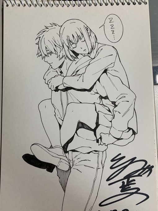 リクエストでスケブに
「うたプリ」を描く
似てなくて悶絶…
#うたプリ #一十木音也 