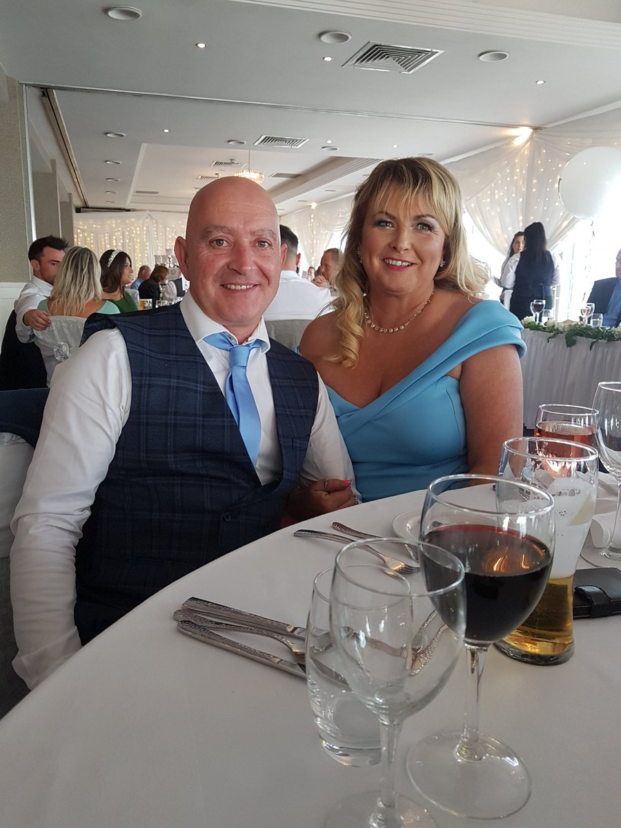 trish100803's tweet photo. What a weekend for @melanieob123 and @DeanPollock88 wedding xx https://t.co/qi5UCtTR5t