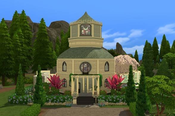 kprecieuse's tweet photo. Je viens de partager le/la Terrain Manoir Pastel enchantee dans la Galerie #TheSims4 ! https://t.co/Quq2itJRbj