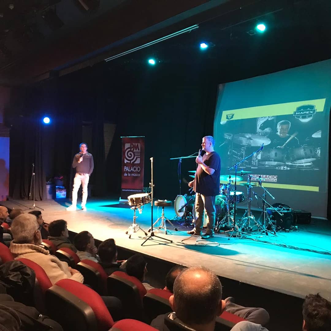 pdelamusica's tweet photo. Muchas gracias a @russmillerdrums @MapexDrumsUSA por la gran presentación en el Teatro Alianza👏👏 y gracias a todo el público presente🤟 #russmiller #mapexdrums https://t.co/ZNgtGfLBk8