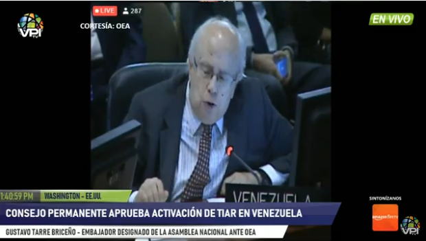 VPITV's tweet photo. #11Sep #EnVivo: Representante de Venezuela ante #OEA: Venezuela vive una terrible crisis humanitaria  https://t.co/JY9UYUrDn0 https://t.co/AqV2tZwxTs