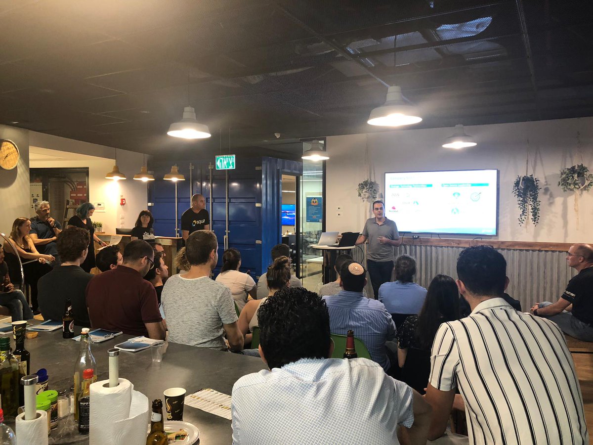 AquaSecTeam's tweet photo. We had a great time hosting #ServerlessNightsTLV in our Tel Aviv office today! https://t.co/iwUf9xu9Xk