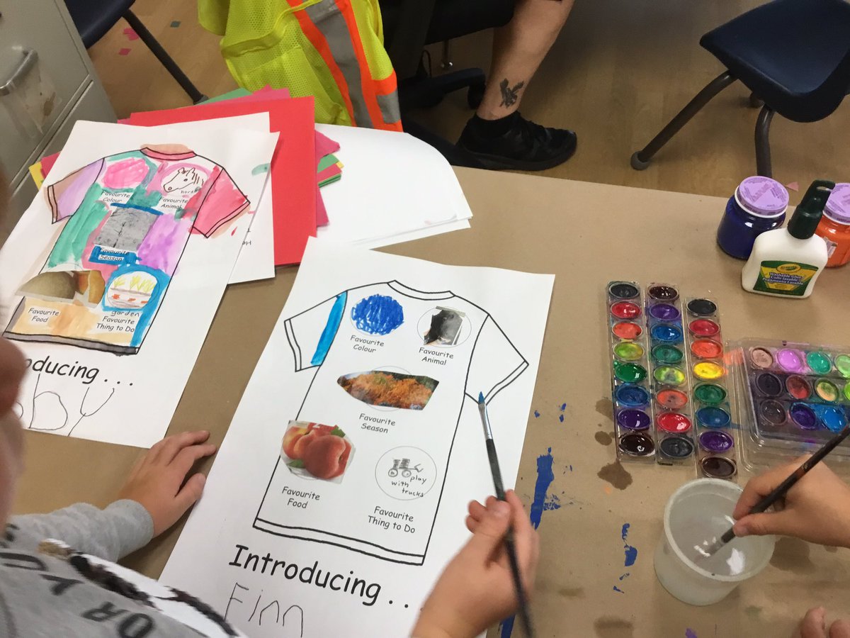 flomunchkins's tweet photo. Finding more out about each other and learning how to use watercolour paints https://t.co/r4dn1pRVp8