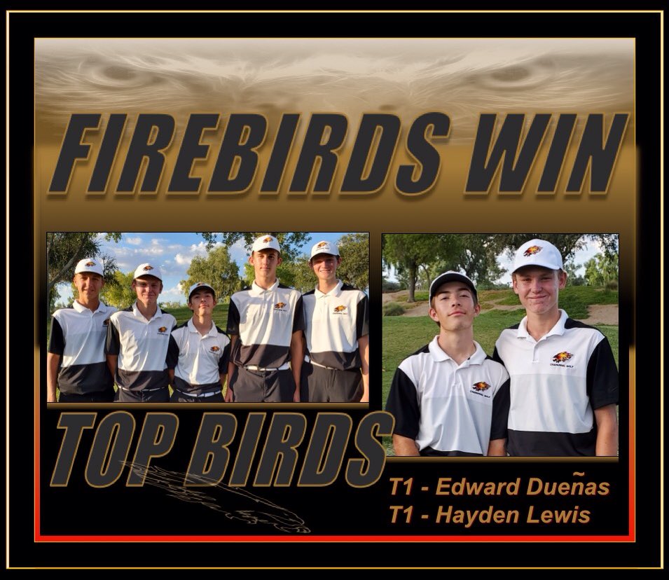 Firebirds remain perfect at home! For the fourth time this season, Firebird players have been top medalist!   #teamfirst #chaptown