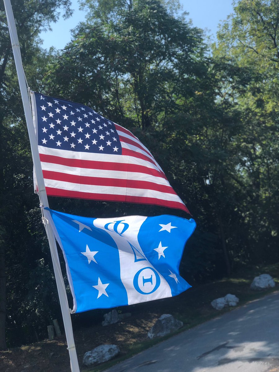 PhiDeltShip's tweet photo. Today we remember the tragic events of 9/11 and send our thoughts and prayers to those who lost friends and family members in the tragic event. #NeverForget #September11 https://t.co/pojOvlGzGw